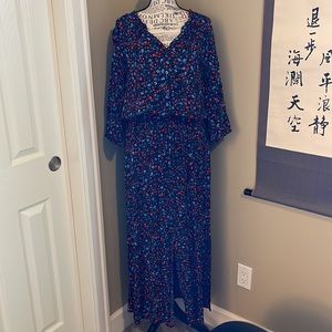 GAP Tall Women’s Navy floral dress worn once